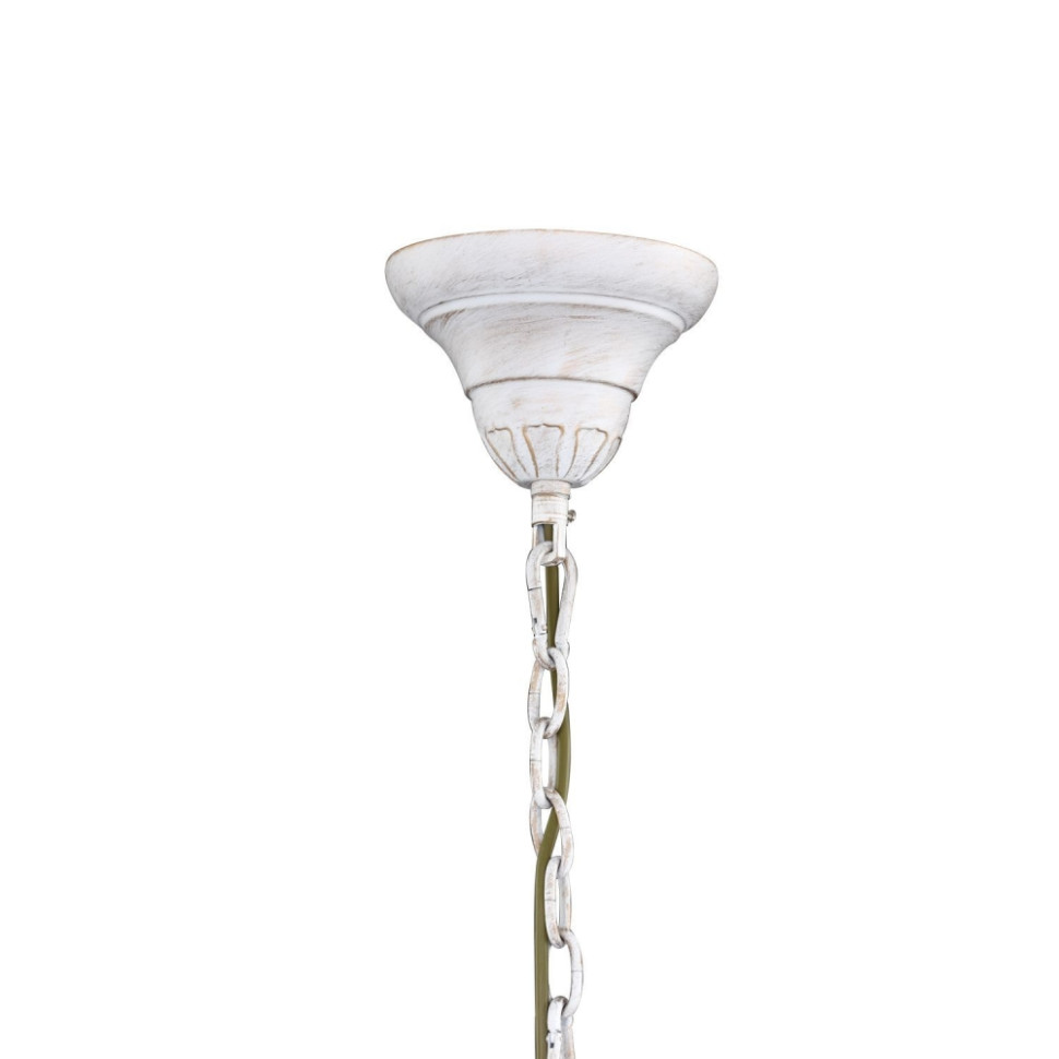Люстра с лампочками, подвесная, комплект от Lustrof. №109316-617505, цвет белый с золотом - фото 4