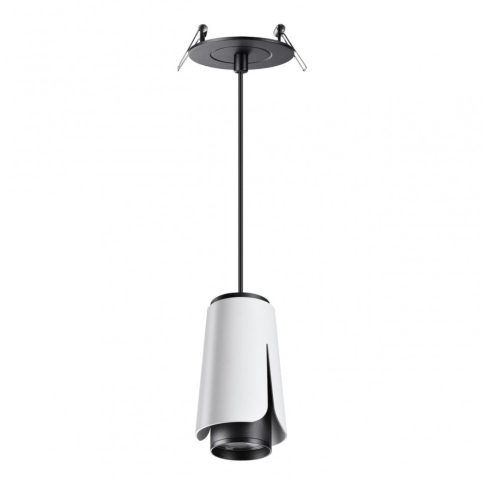 Подвесной светильник с лампочкой Novotech Tulip 370831+Lamps Gu10, цвет черный 370831+Lamps Gu10 - фото 2