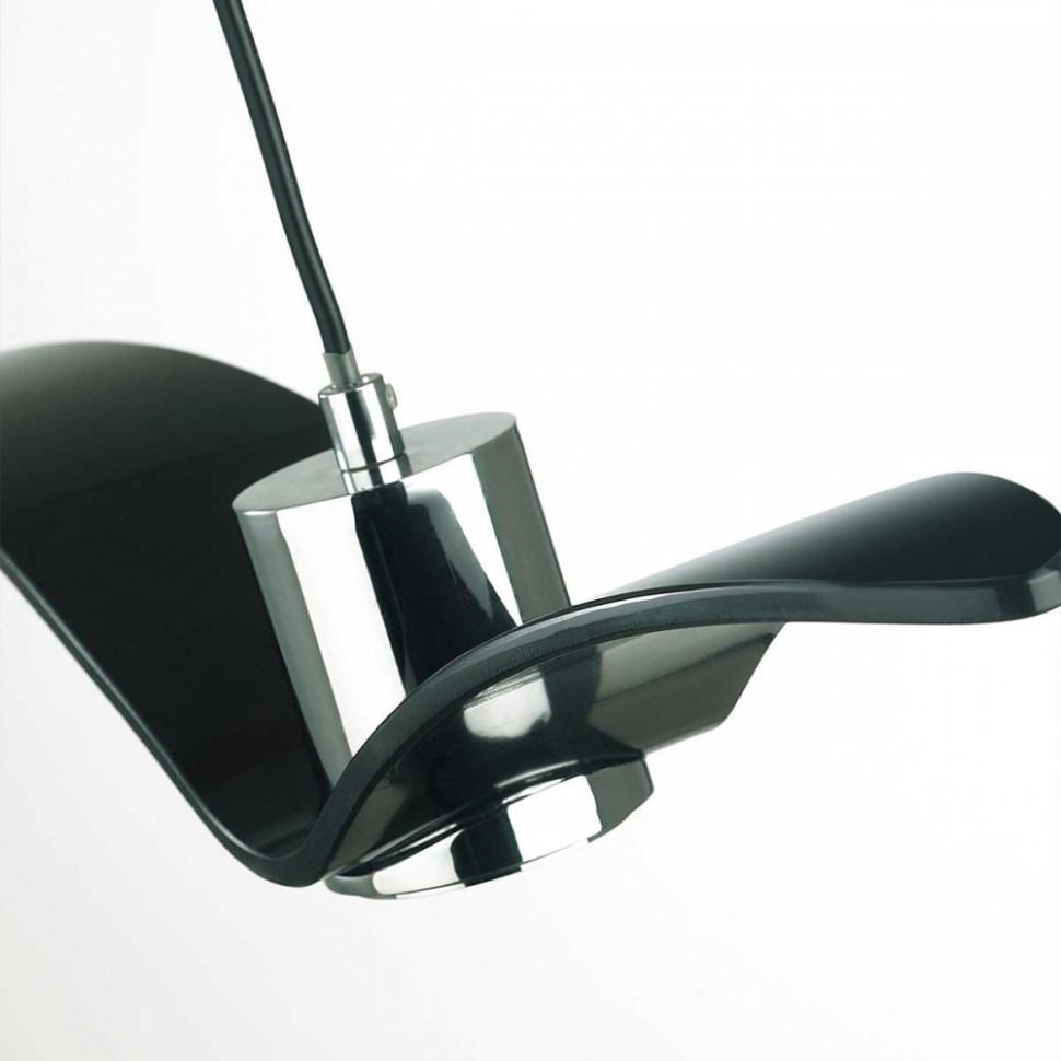 Подвесной светильник со светодиодной лампочкой GU10, Комплект от Lustrof. 304117-644184, цвет хром - фото 3