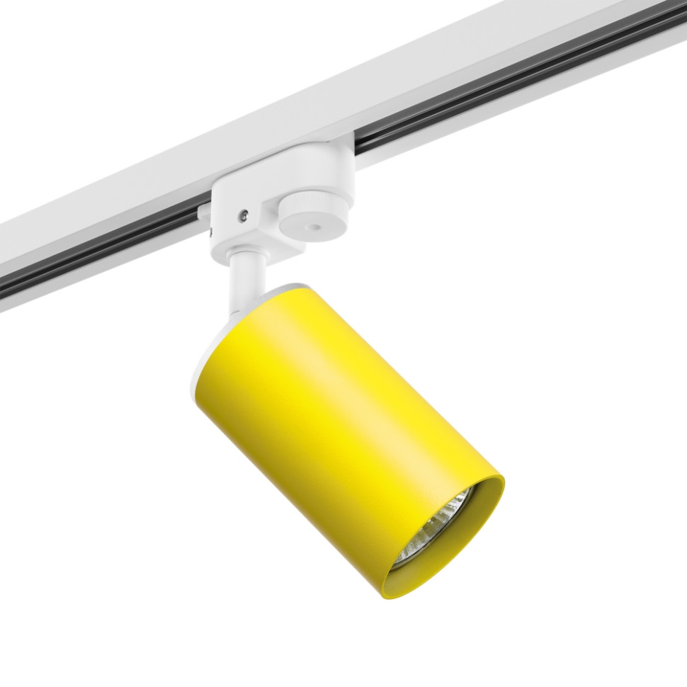 Трековый светильник однофазный совместим с шинопроводами Arte Lamp, LightStar и Elektrostandard, цвет металл R1T433 - фото 1