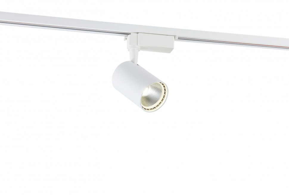 Однофазный LED светильник 10W 3000К для трека Syneil 2043-LED10TRW, цвет белый - фото 1