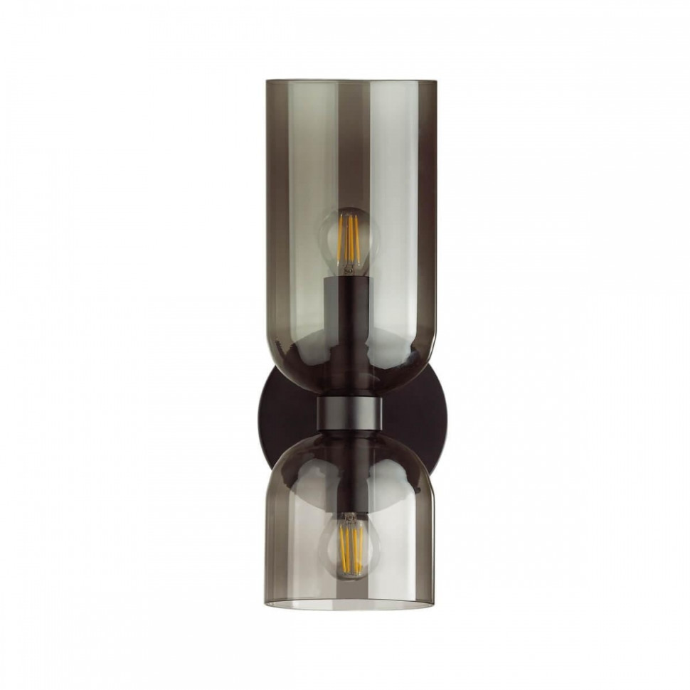 Бра со светодиодными лампочками E14, комплект от Lustrof. №258621-624549, цвет черный - фото 3