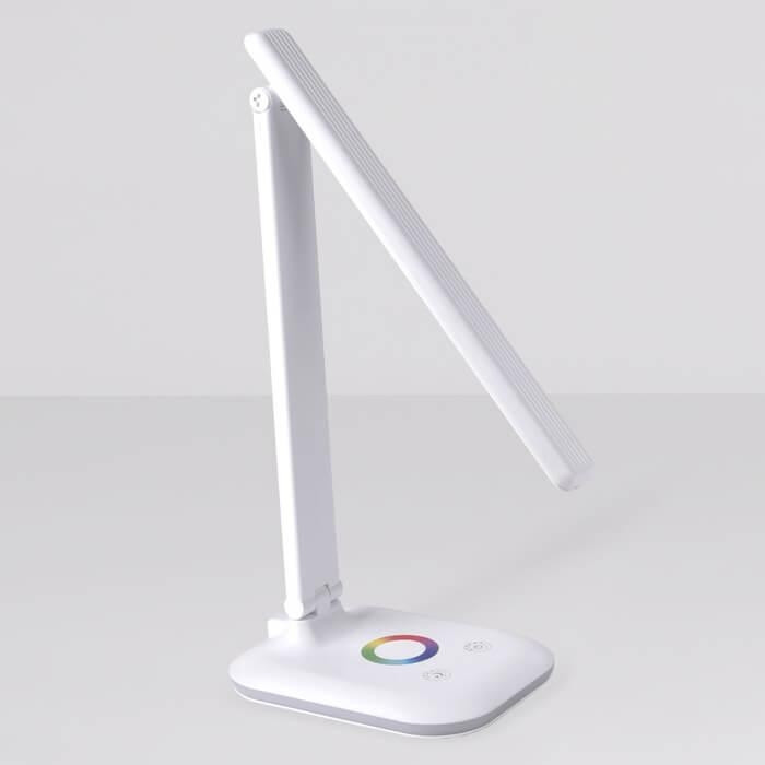 Светодиодная настольная лампа с RGB подсветкой Ambrella light Desk DE530, цвет белый - фото 4