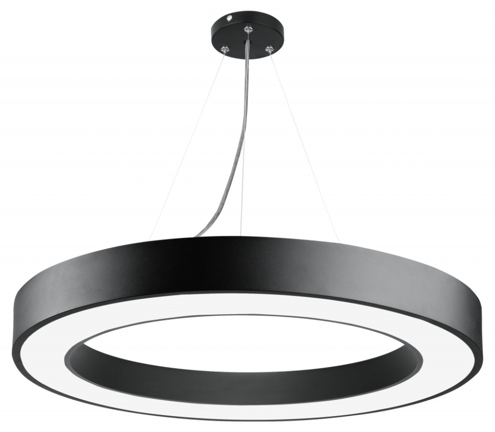 Подвесной светильник LED Geometria Ring Эра SPO-134-B-40K-056 56Вт 4000К 4200Лм IP40 800*80 драйвер внутри (Б0058905) потолочный светодиодный светильник loft it ring 10026