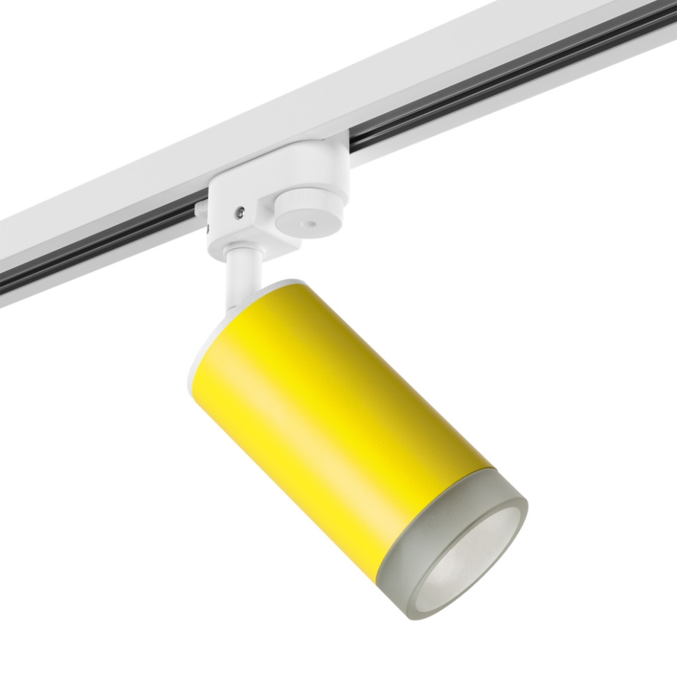 Трековый светильник однофазный совместим с шинопроводами Arte Lamp, LightStar и Elektrostandard, цвет металл R1T43330 - фото 1