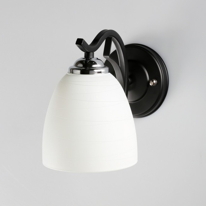 Бра со светодиодной лампочкой E27, комплект от Lustrof. №178501-674006, цвет черный - фото 2