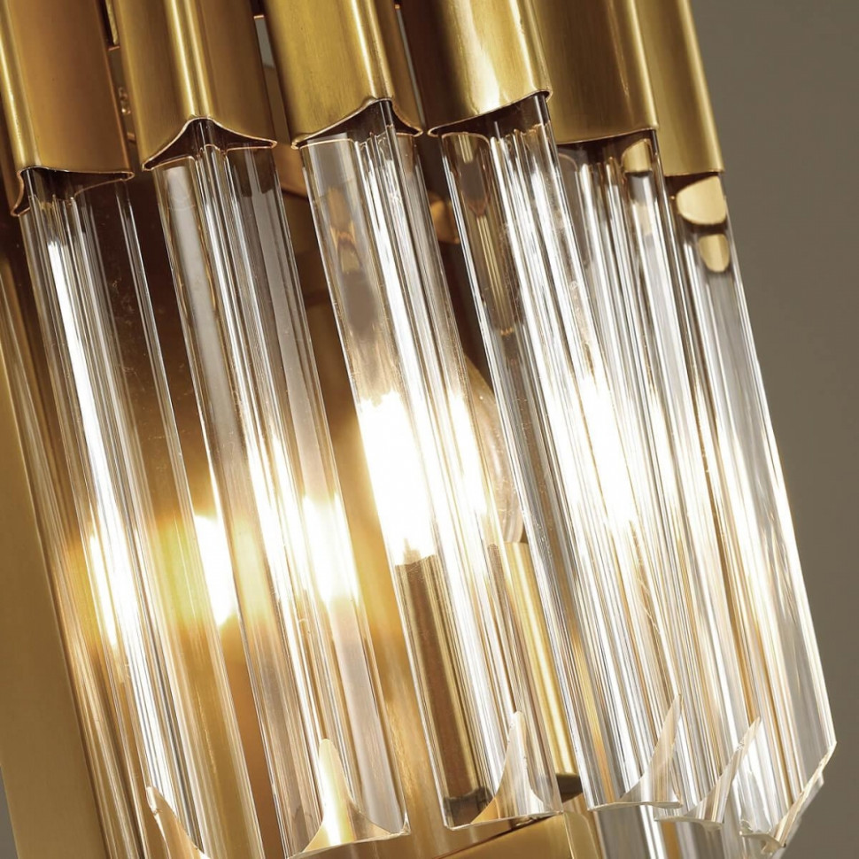 Бра Odeon Light Moria с лампочкой 4675/1W+Lamps E14 Свеча, цвет бронза 4675/1W+Lamps E14 Свеча - фото 4