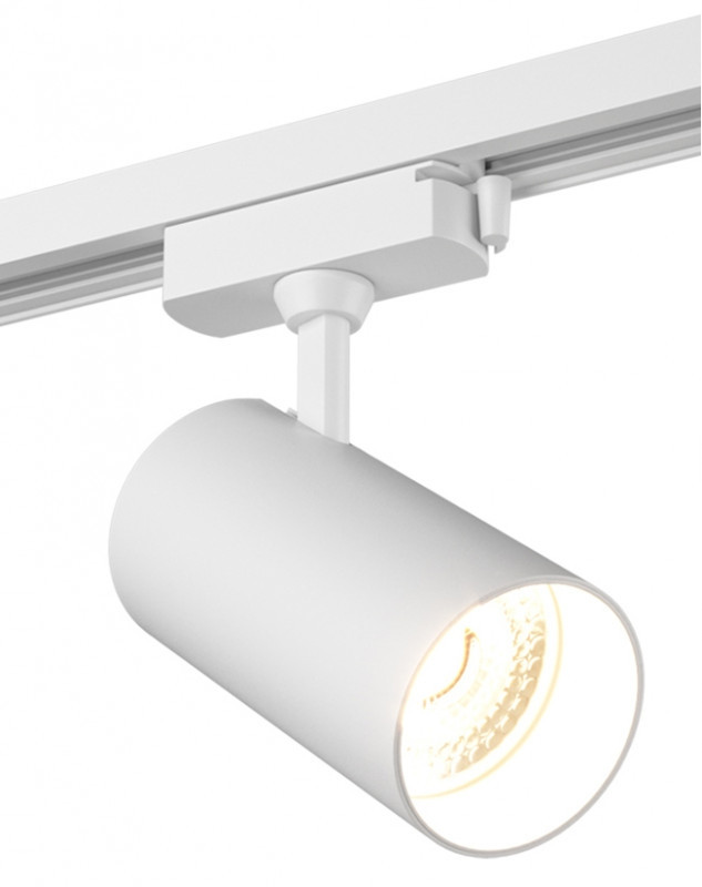 Однофазный LED светильник 24W 3000К для трека Denkirs DK6030-WH, цвет белый - фото 1