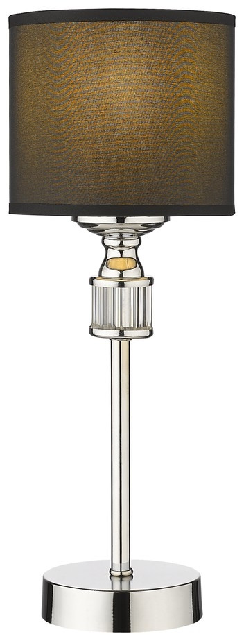 Настольная лампа со светодиодной лампочкой E14, комплект от Lustrof. №310006-623265, цвет хром - фото 1