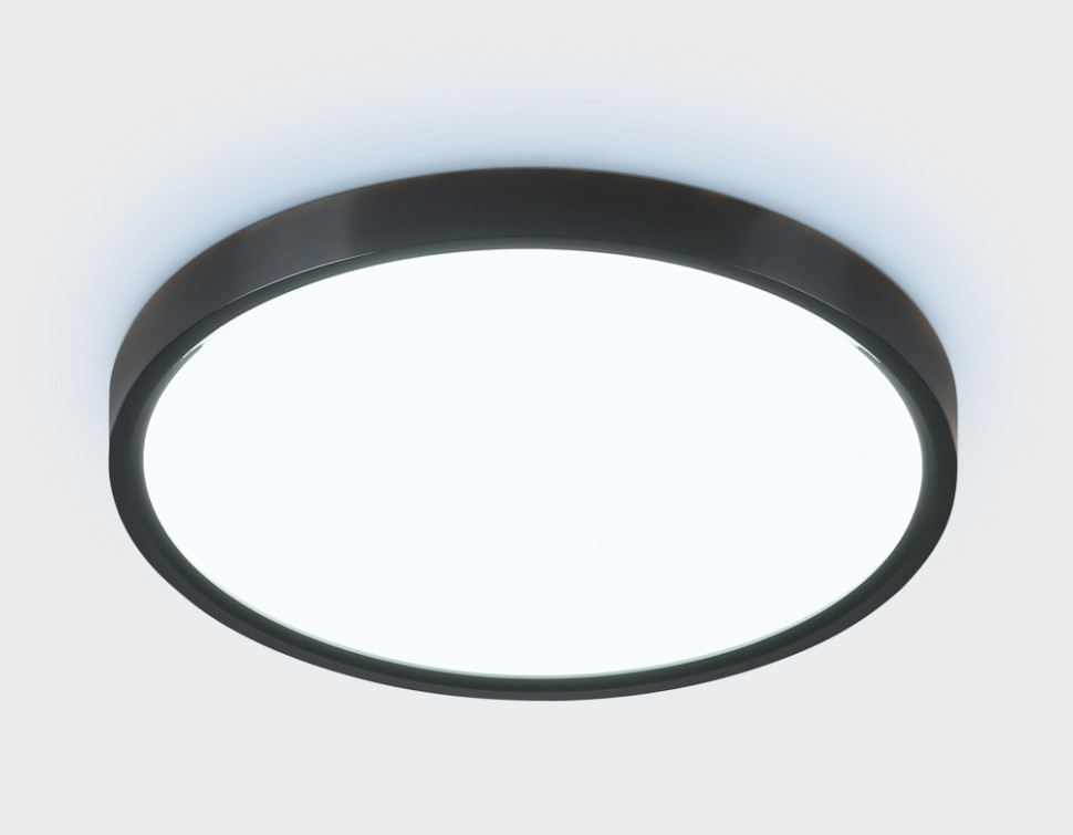 Потолочный светодиодный светильник с подсветкой Ambrella light ORBITAL AirFZ3050, цвет черный - фото 2