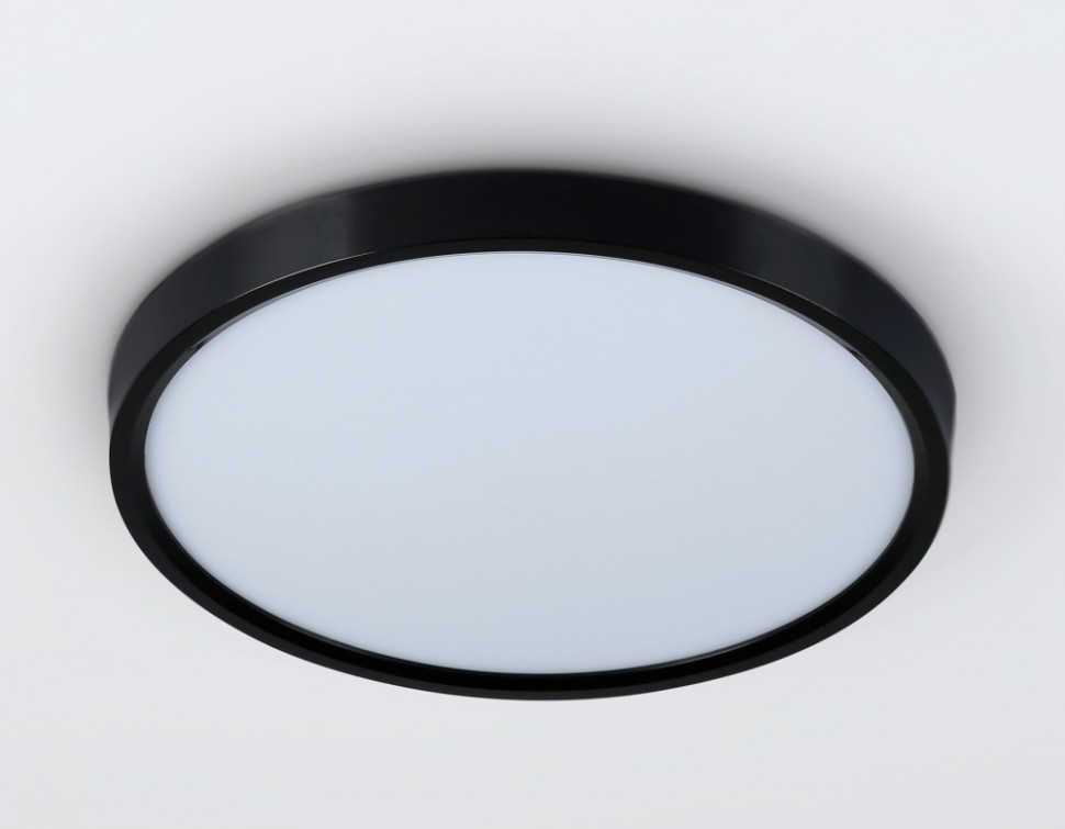 Потолочный светодиодный светильник с подсветкой Ambrella light ORBITAL AirFZ3050, цвет черный - фото 4