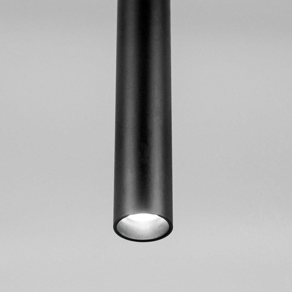 Подвесной светодиодный светильник Тубус Citilux CL01PBL071N, цвет черный - фото 4