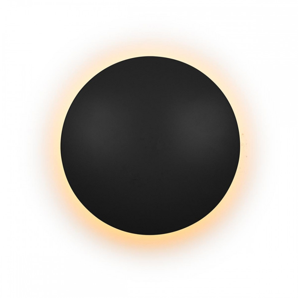 Настенный светильник iLedex Lunar ZD8102-6W 3000K matt black, цвет черный матовый ZD8102-6W BK - фото 3