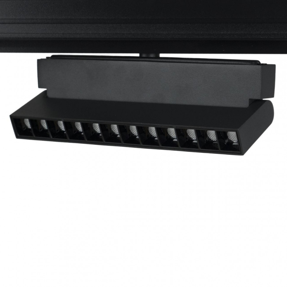 Трековый светильник 12W 3000К для магнитного шинопровода Loft IT Tech T106-12, цвет матовый черный - фото 1