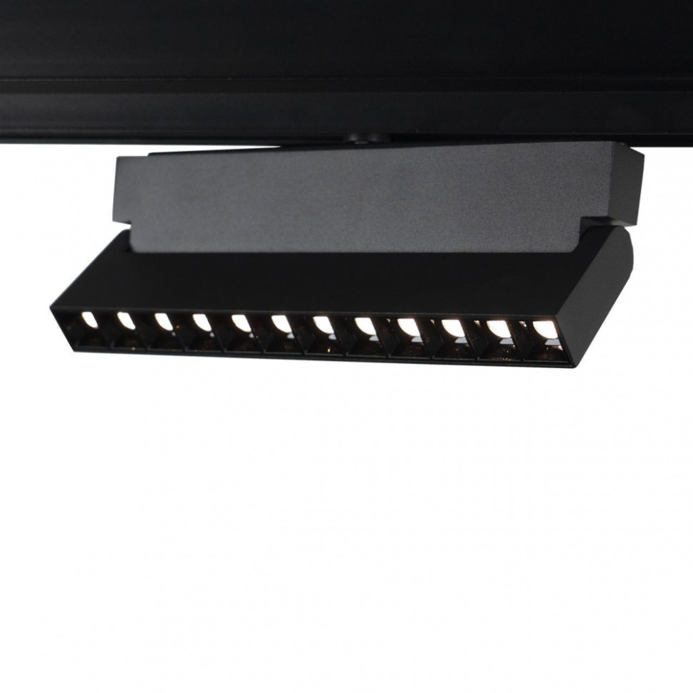 Трековый светильник 12W 3000К для магнитного шинопровода Loft IT Tech T106-12, цвет матовый черный - фото 3