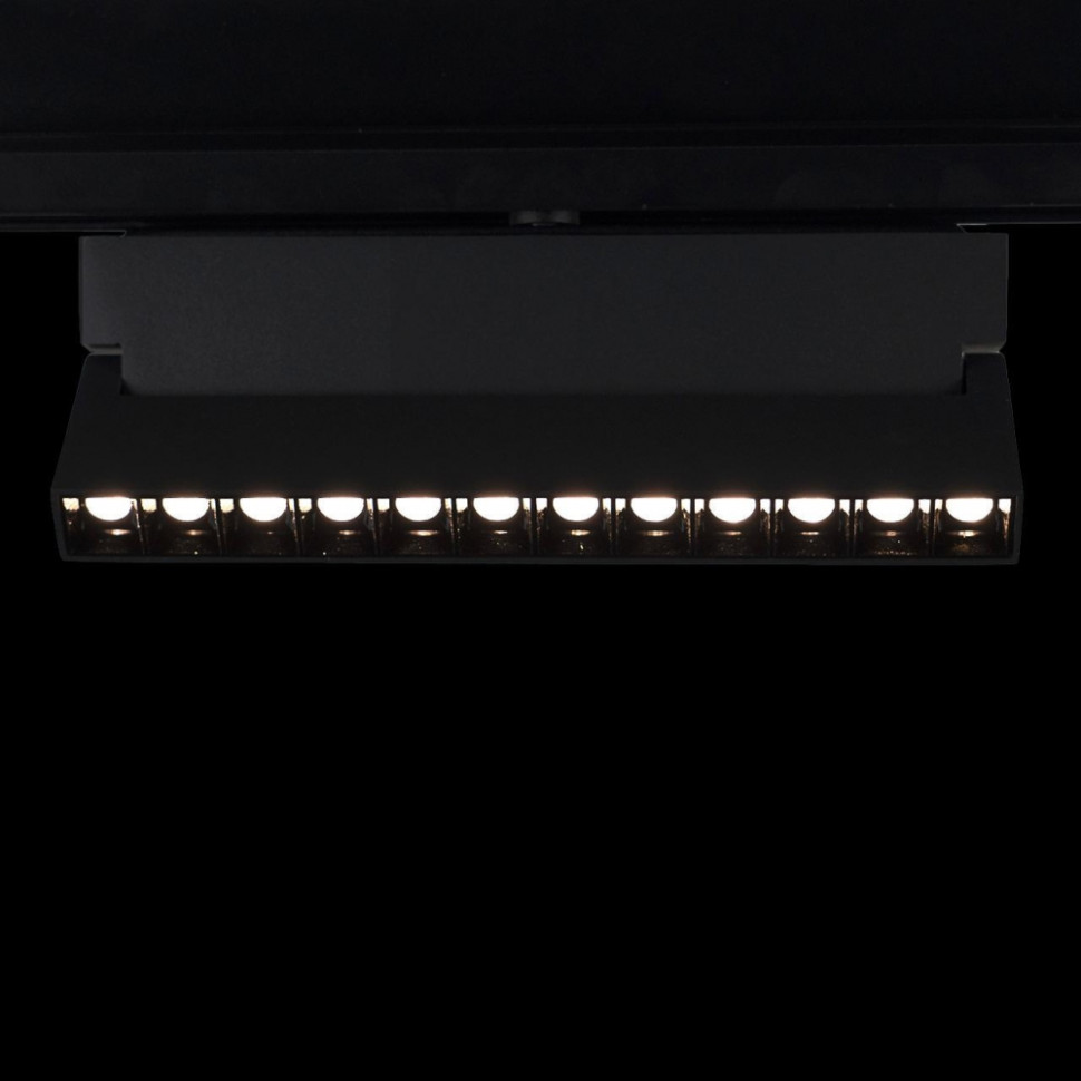 Трековый светильник 12W 3000К для магнитного шинопровода Loft IT Tech T106-12, цвет матовый черный - фото 4