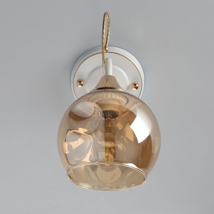 Бра со светодиодной лампочкой E27, комплект от Lustrof. №267448-674032, цвет белый - фото 3