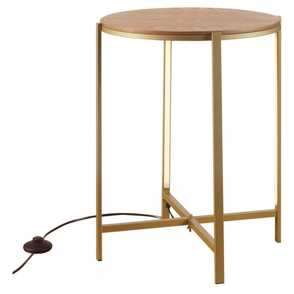 Торшер напольный Lussole SEATTLE LSP-0567 (столик с подсветкой), цвет бронзовый