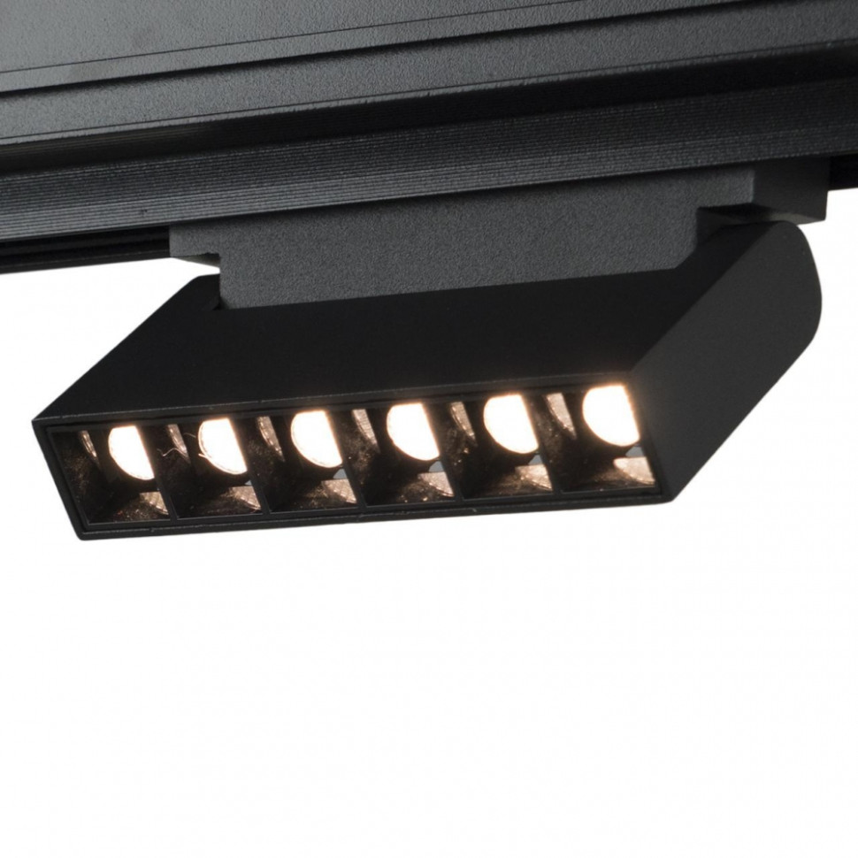 Трековый светильник 6W 3000К для магнитного шинопровода Loft IT Tech T108-06, цвет матовый черный - фото 4