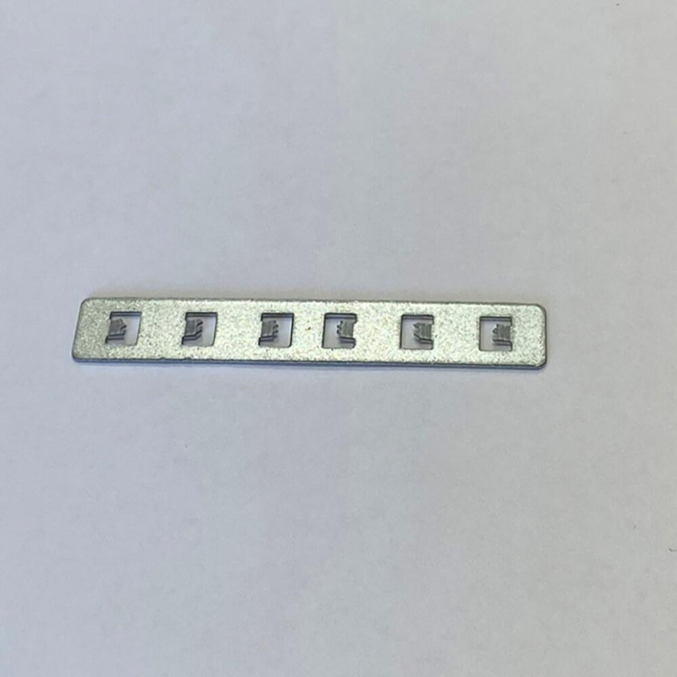2шт. Планка соединительная для встраиваемого магнитного шинопровода Crystal Lux CLT 0.223 04, цвет серебристый - фото 1