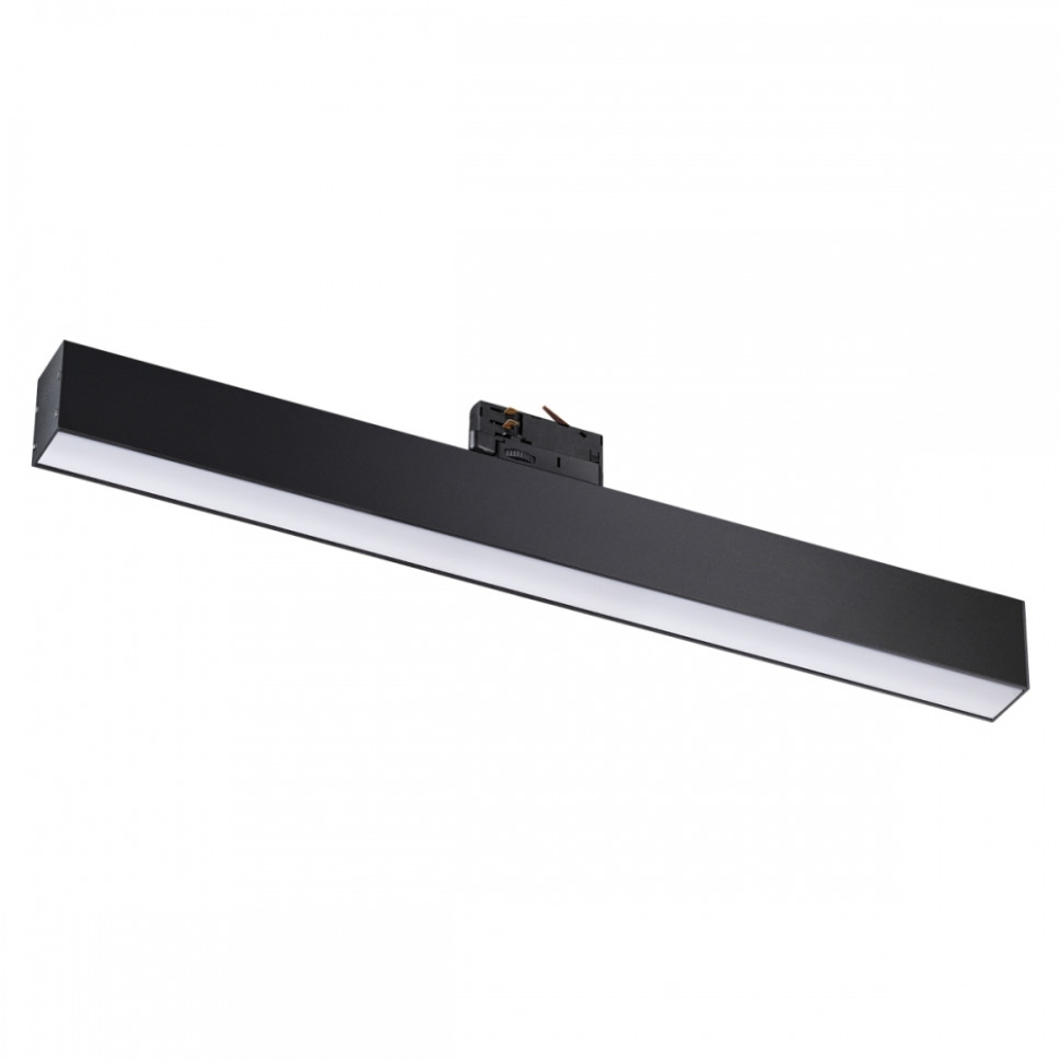 Трехфазный LED светильник 30W 4000К для трека Iter Novotech 358855, цвет черный - фото 3