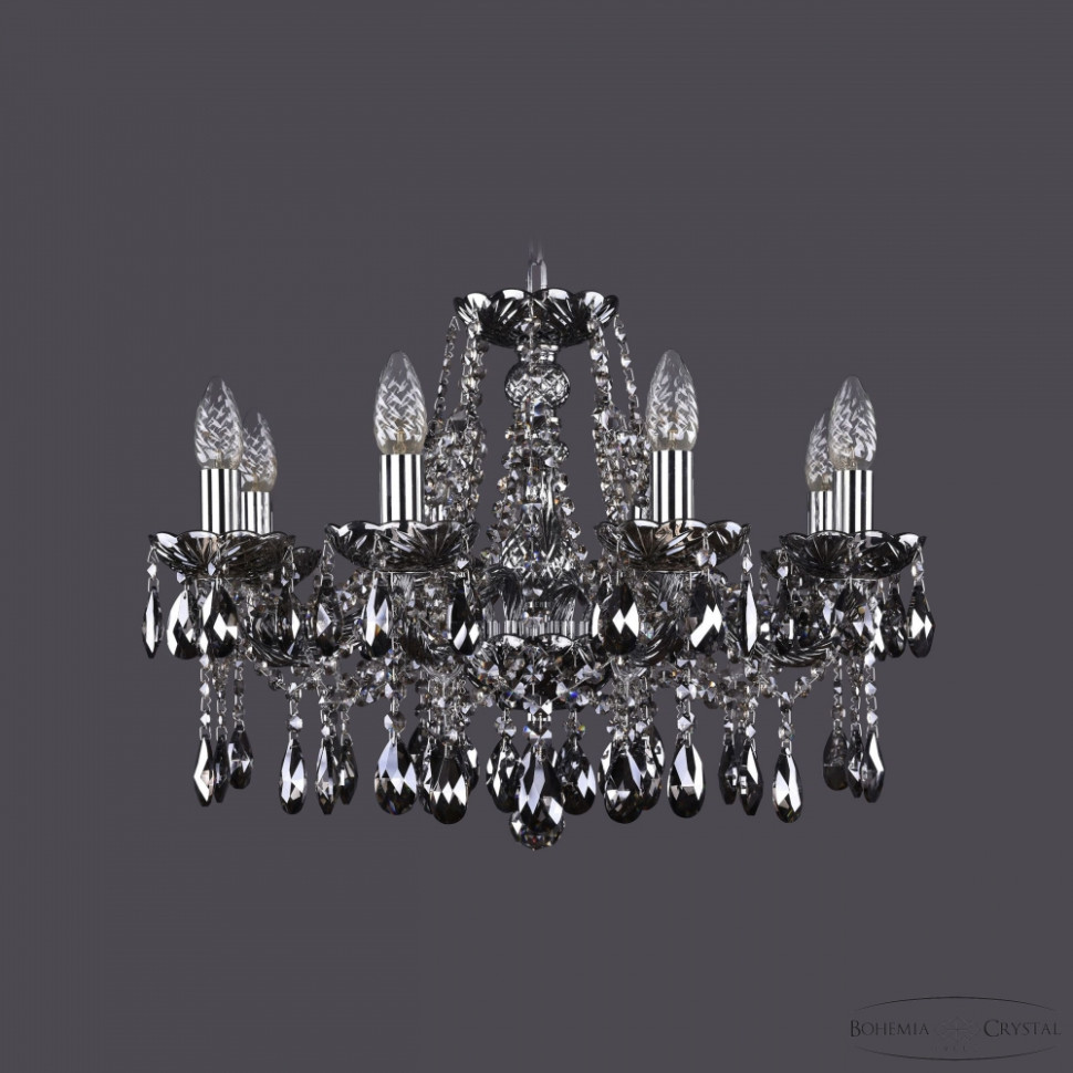 Люстра подвесная Bohemia Ivele Crystal 1413/8/200 Ni M781 подвесная люстра bohemia ivele 1413 12 141 g