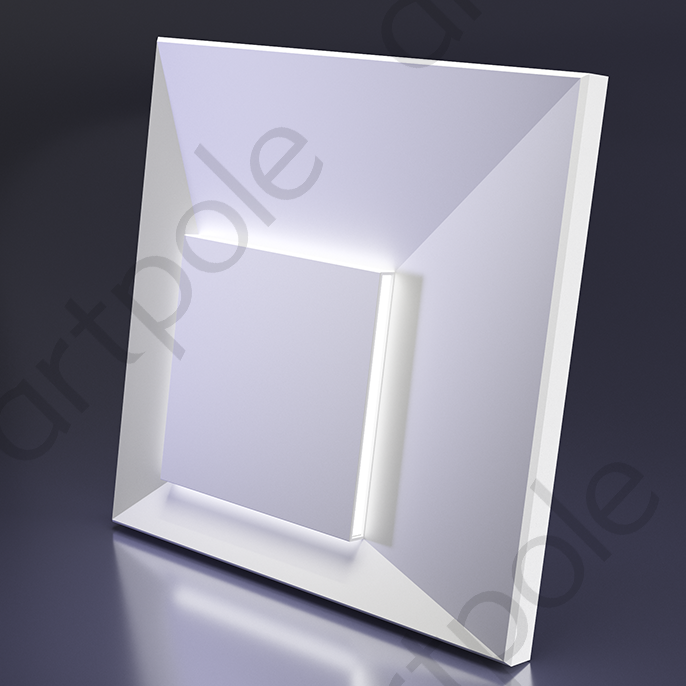Гипсовая панель Artpole Malevich Platinum LED (теплый) MM-0075-2