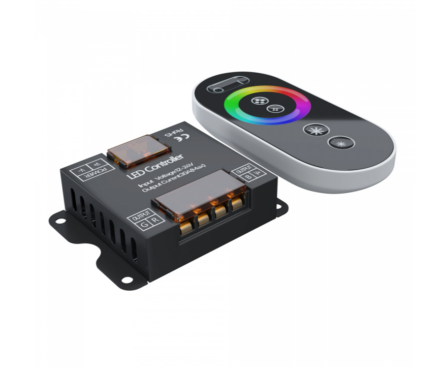 Контроллер для светодиодной ленты RGB 12-24V IP20 Maytoni Led strip CLM002 контроллеры для светодиодной ленты maytoni clm002