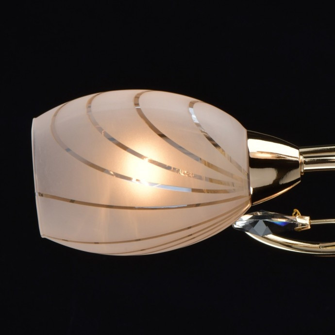 Потолочная люстра со светодиодными лампочками E14, комплект от Lustrof. №17825-667963, цвет золото - фото 4