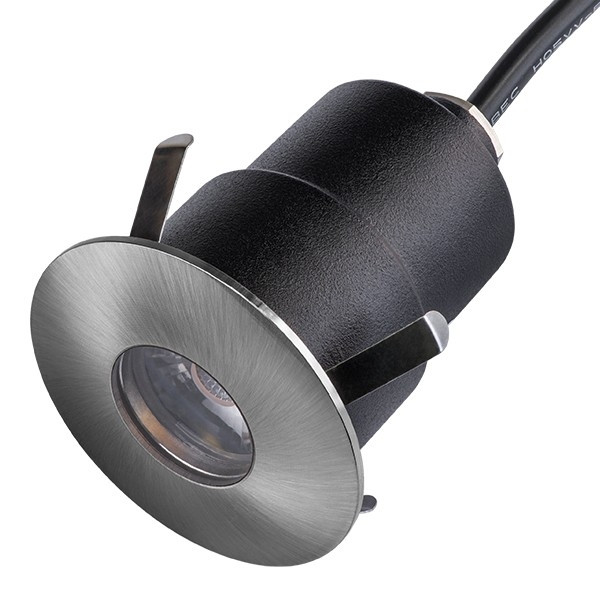 384415 Встраиваемый уличный светодиодный светильник Lightstar Ipogeo, цвет никель