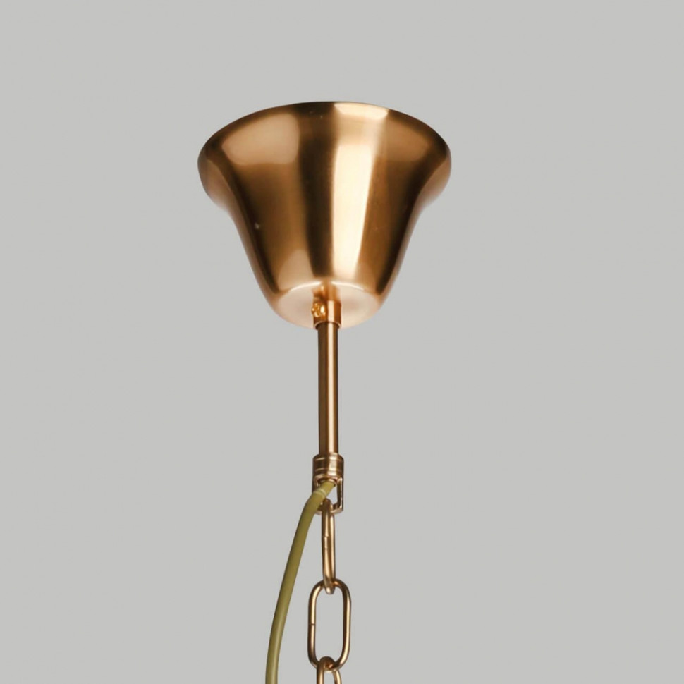 Подвесная люстра со светодиодными лампочками E27, комплект от Lustrof. №439474-673894, цвет бронза - фото 3