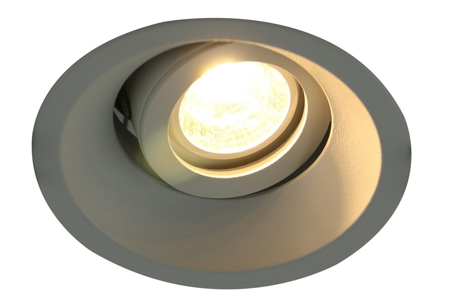 Встраиваемый светильник с лампочками. Комплект от Lustrof. №132259-616198, цвет белый - фото 1
