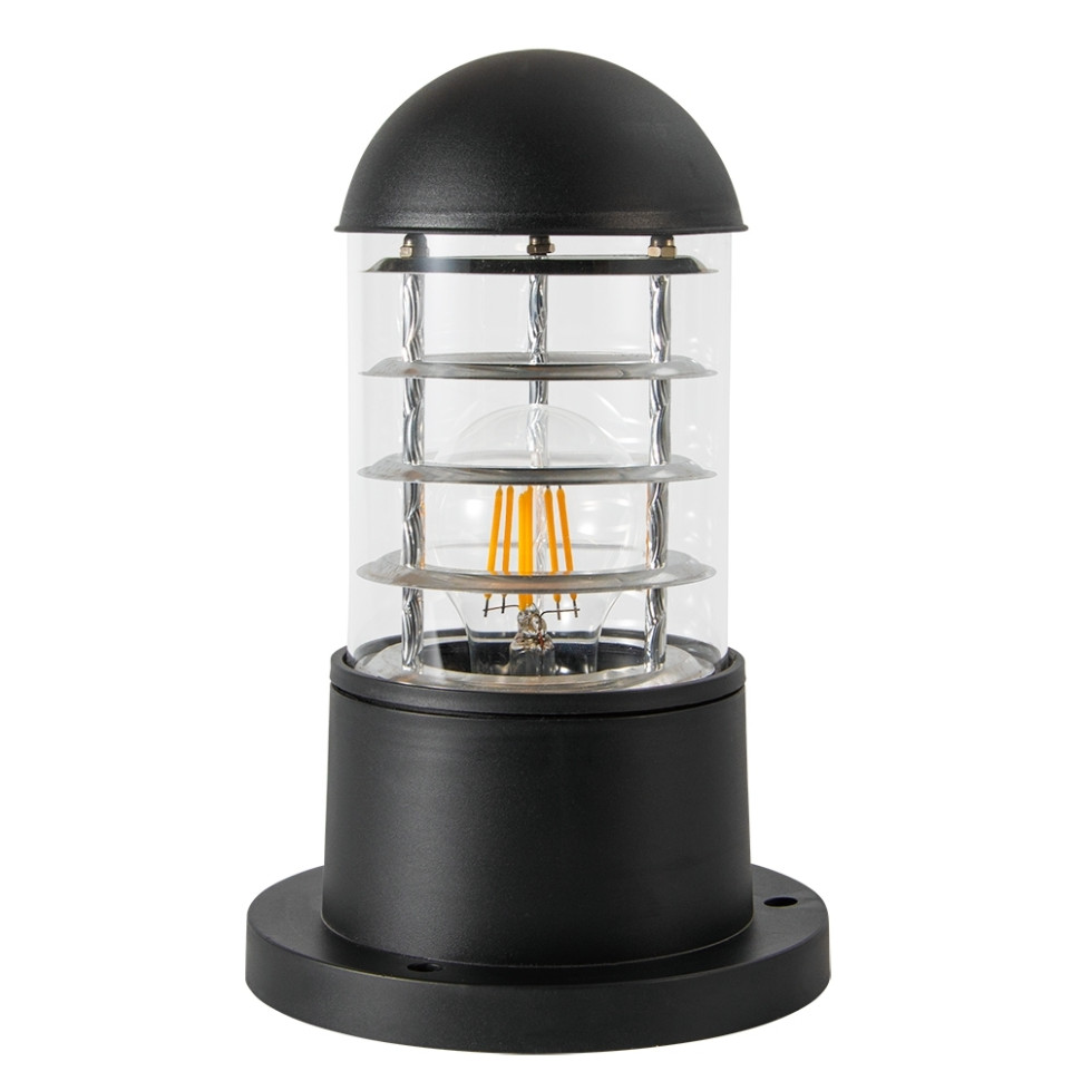 Уличный светильник с лампочками. Комплект от Lustrof. №444778-616297, цвет черный - фото 1