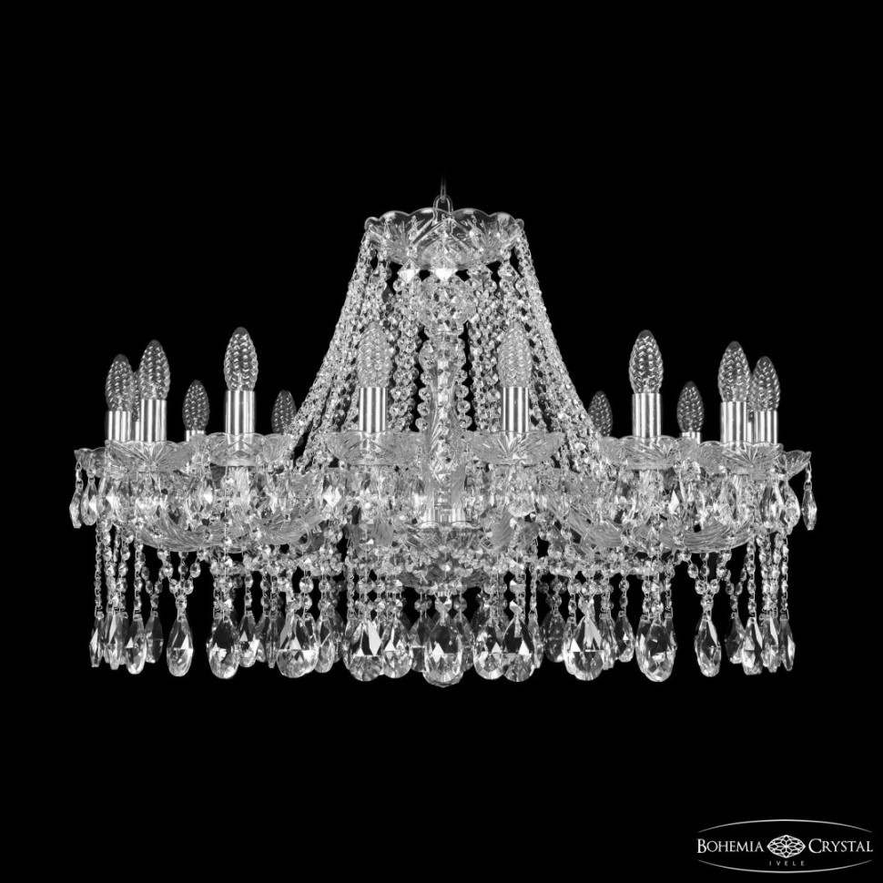 Подвесная люстра Bohemia Ivele Crystal 1413 1413/16/300 Ni подвесная люстра bohemia ivele 1413 8 165 g
