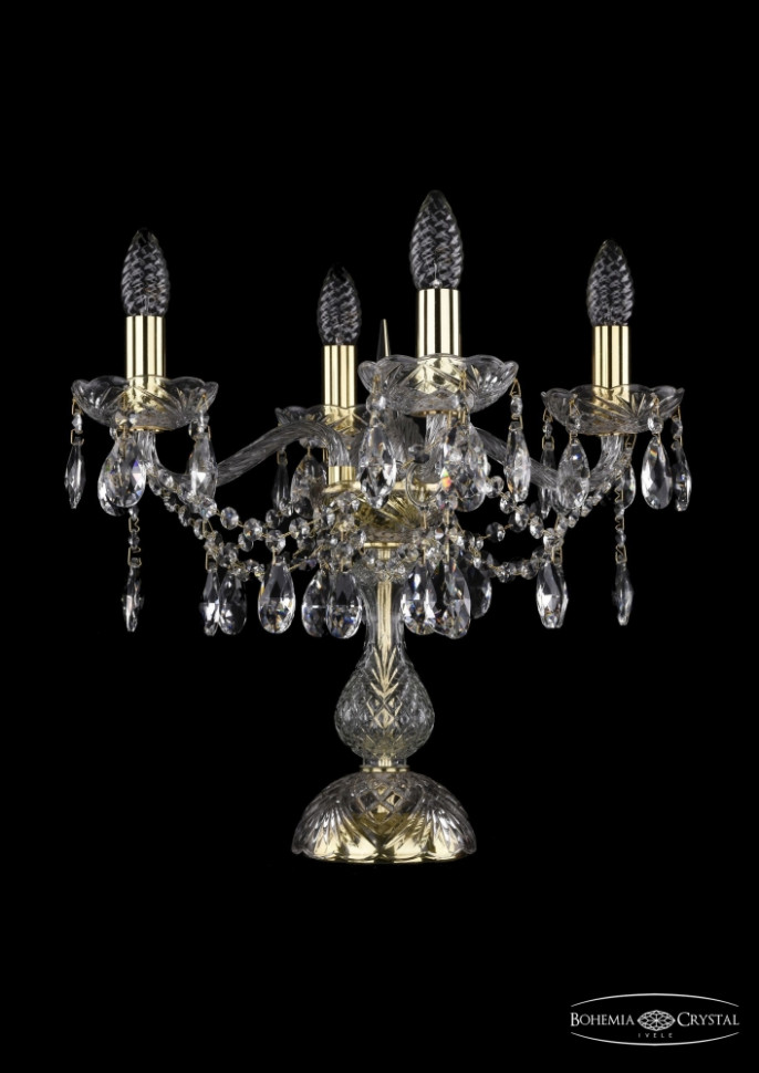 1413L/4/141-39/G Настольная лампа Bohemia Ivele Crystal бра crystal lux deseo ap2 silver