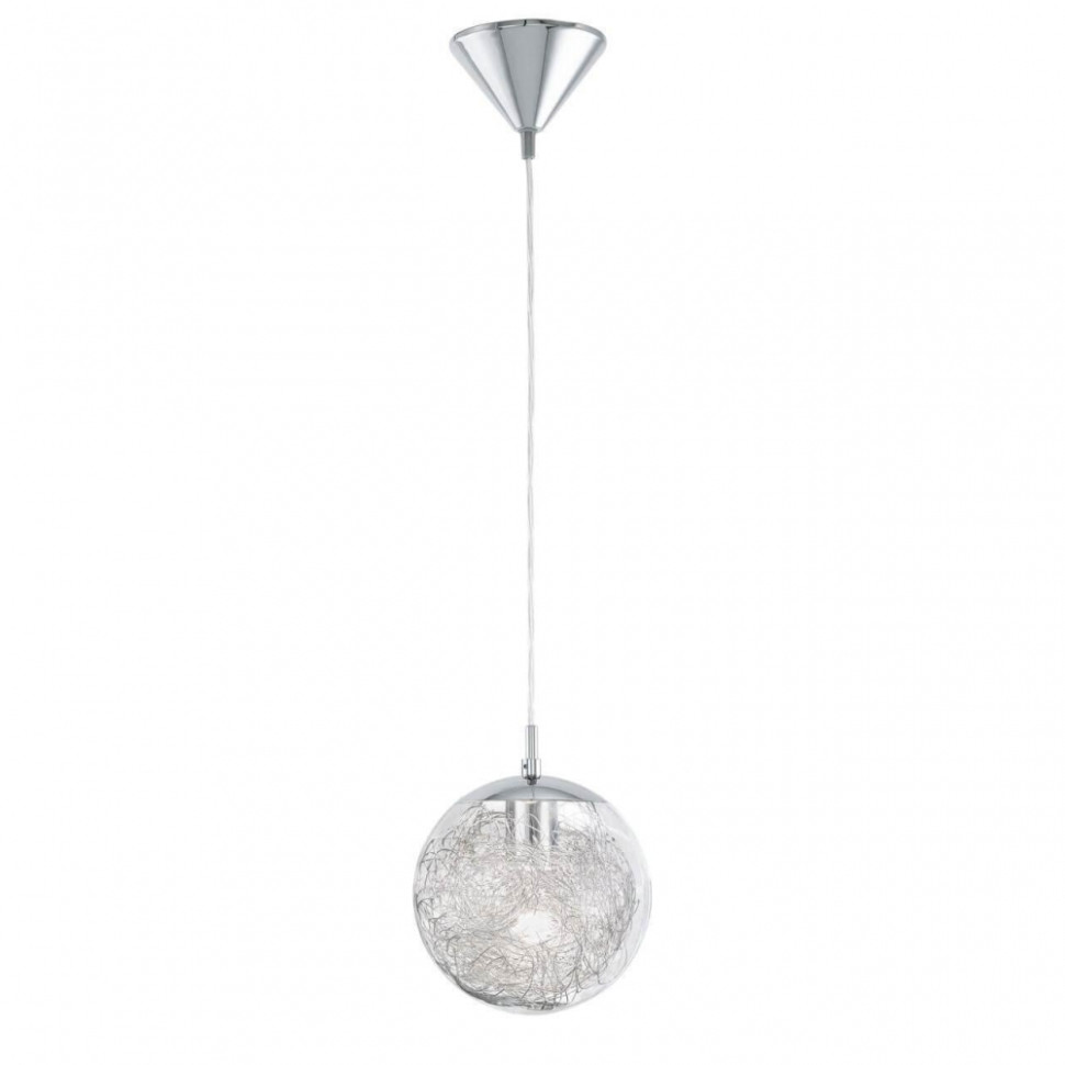 93073 Подвесной светильник Eglo Luberio, цвет серебро - фото 1