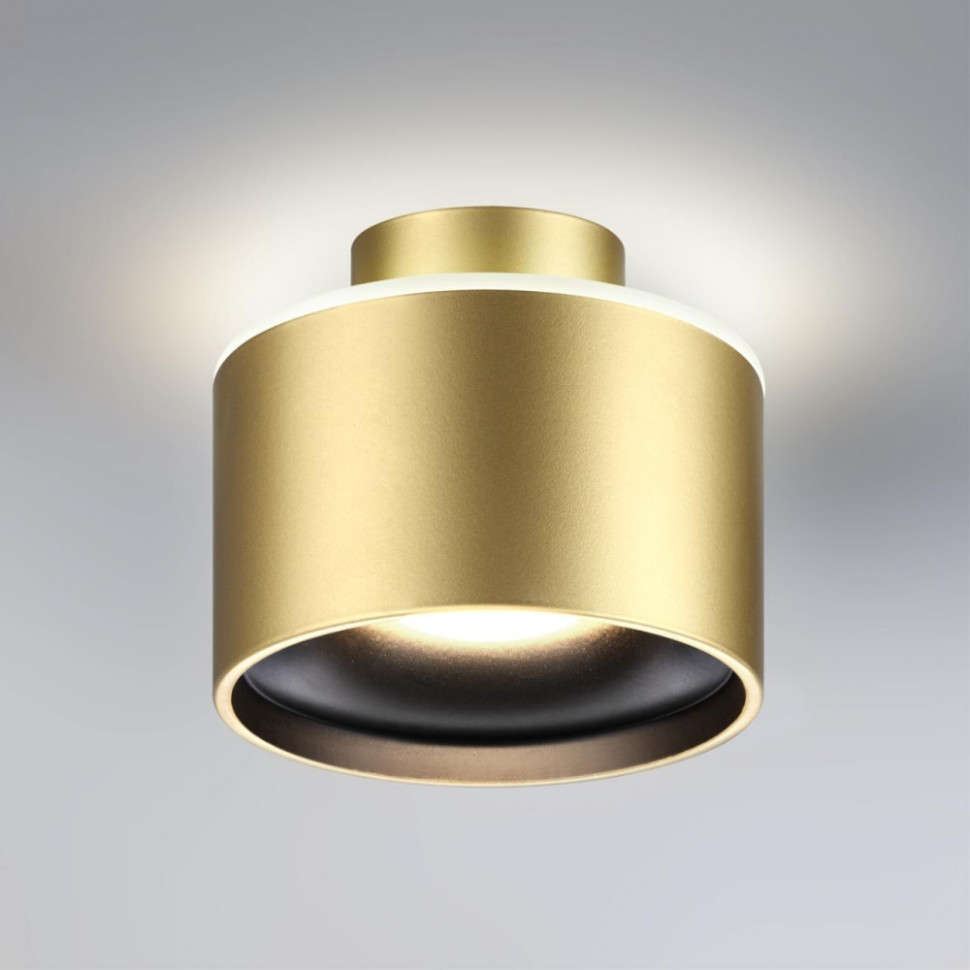 Накладной светодиодный светильник с диммером Novotech Giro 358972, цвет бронза - фото 2