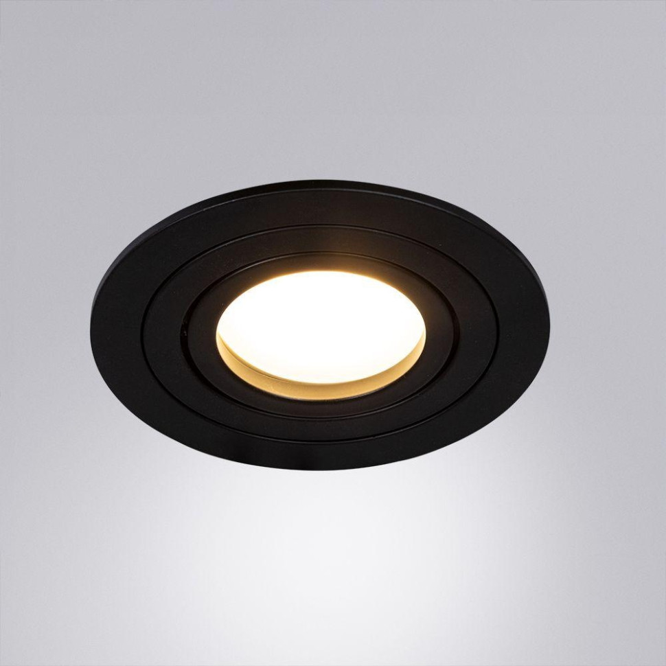 Встраиваемый светильник Arte Lamp Tarf A2167PL-1BK, цвет черный - фото 1