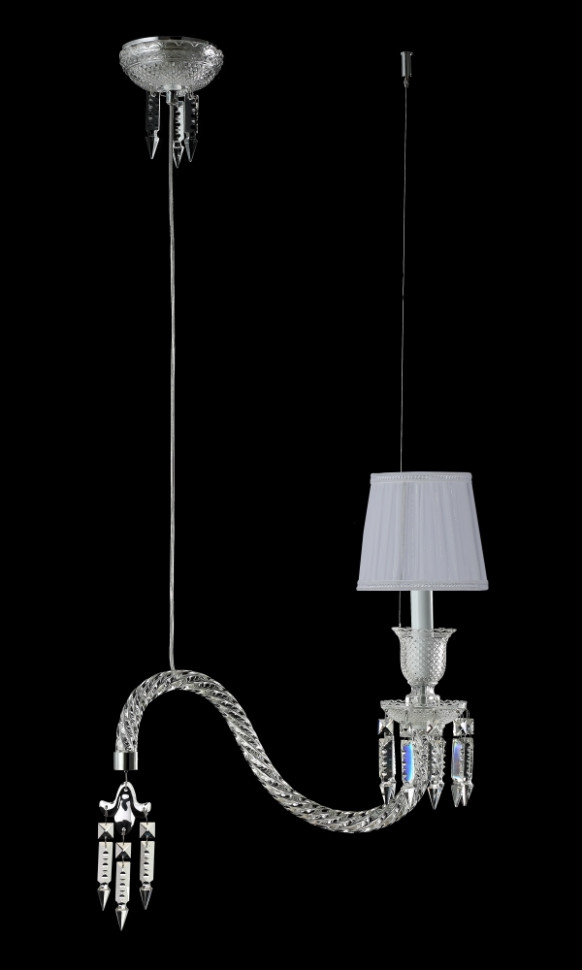 Подвесной светильник Crystal Lux PRINCESS SP1, цвет хром - фото 1