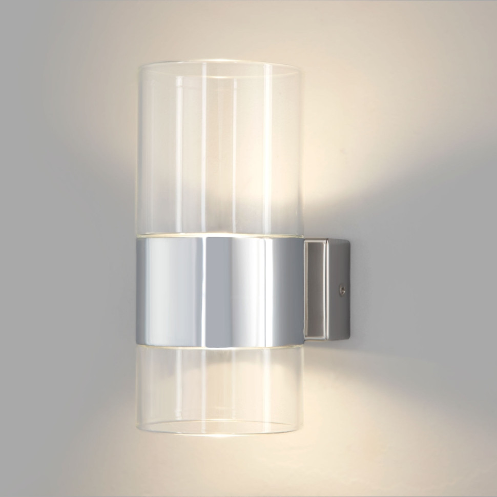 Настенный светильник 40021/1 LED хром/прозрачный Eurosvet (a062085) водосборник дождевой воды прозрачный murol rdu tr