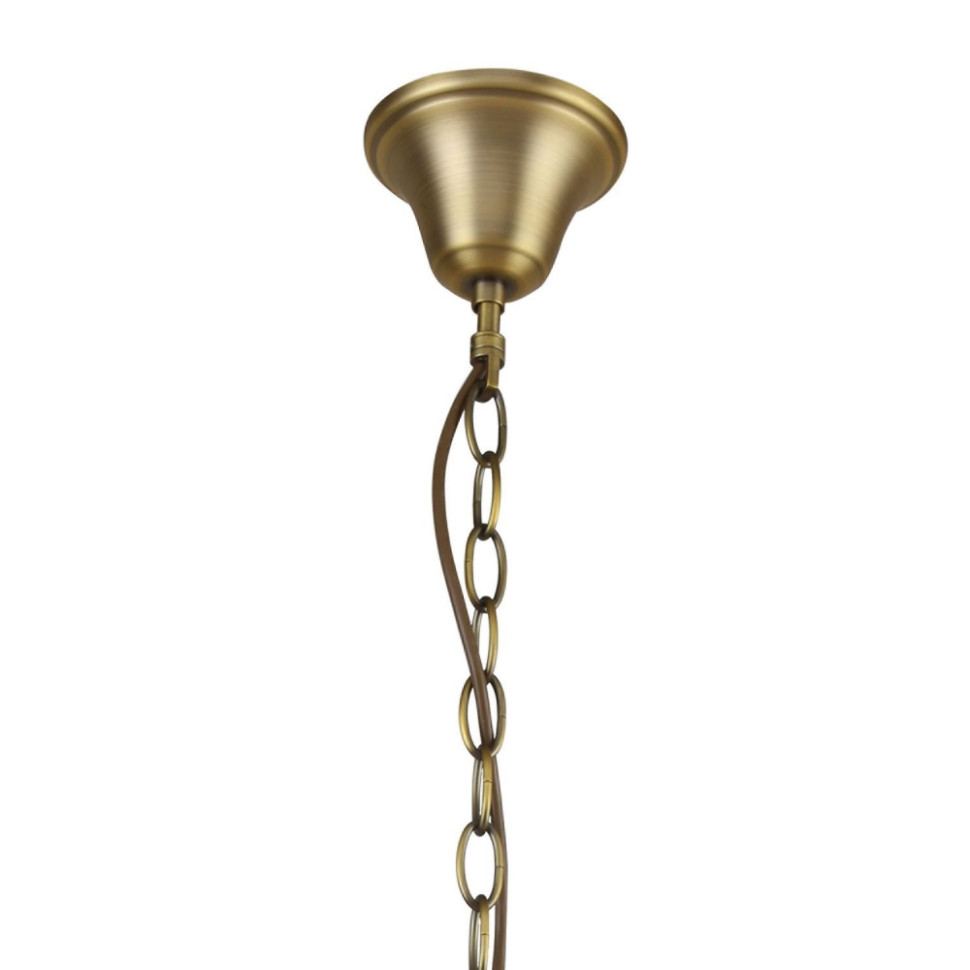 Люстра с лампочками, подвесная, комплект от Lustrof. №152943-617157, цвет латунь - фото 4