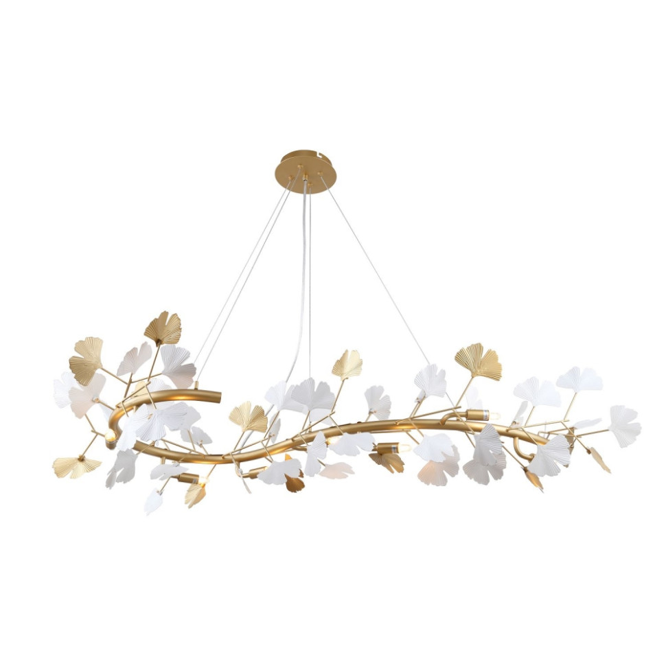 Люстра с лампочками, подвесная, комплект от Lustrof. №605001-617442, цвет золотой - фото 1