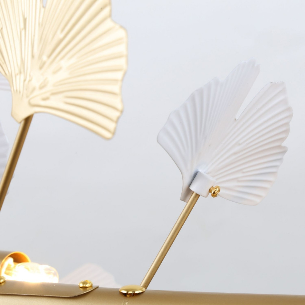 Люстра с лампочками, подвесная, комплект от Lustrof. №605001-617442, цвет золотой - фото 3