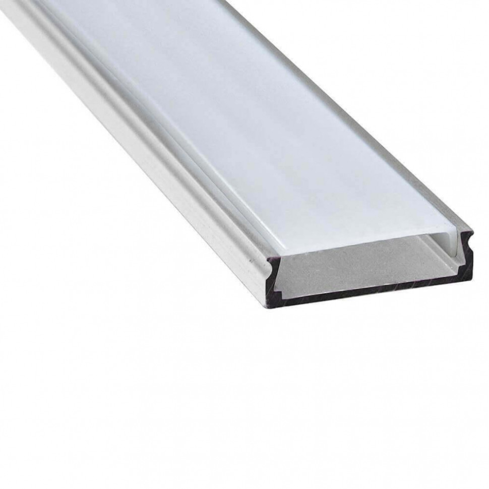 Профиль алюминиевый накладной широкий, серебро, CAB263 10277 подставка для тарелок и разделочных досок на 3 предмета 20×14×14 см серебро