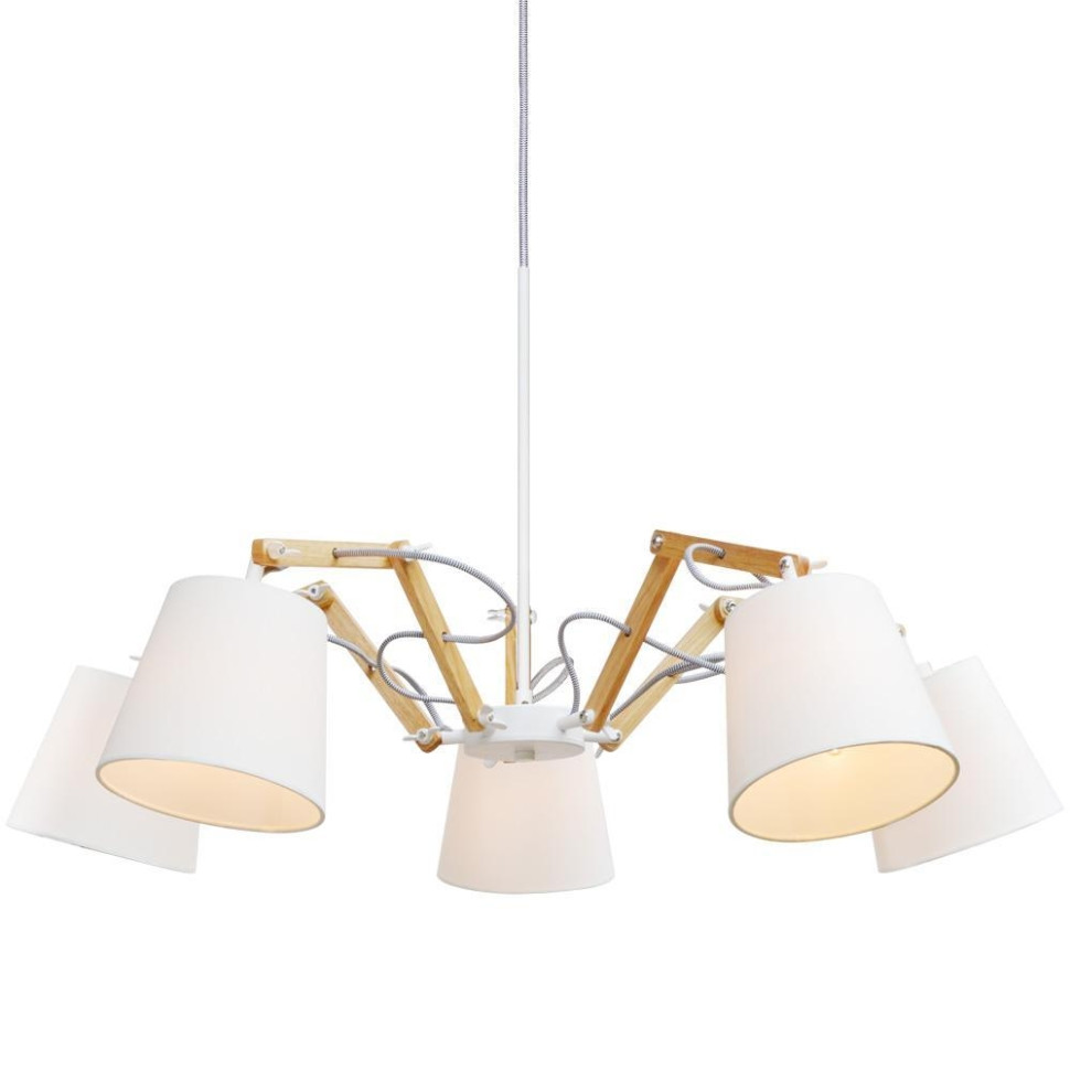 Подвесная люстра Arte Lamp Pinoccio A5700LM-5WH заглушка arte lamp track accessories a210106