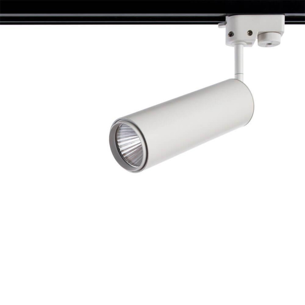 Однофазный светильник для трека Periscopio Arte Lamp A1412PL-1WH коннектор для трека unity белый tra010 1 a w