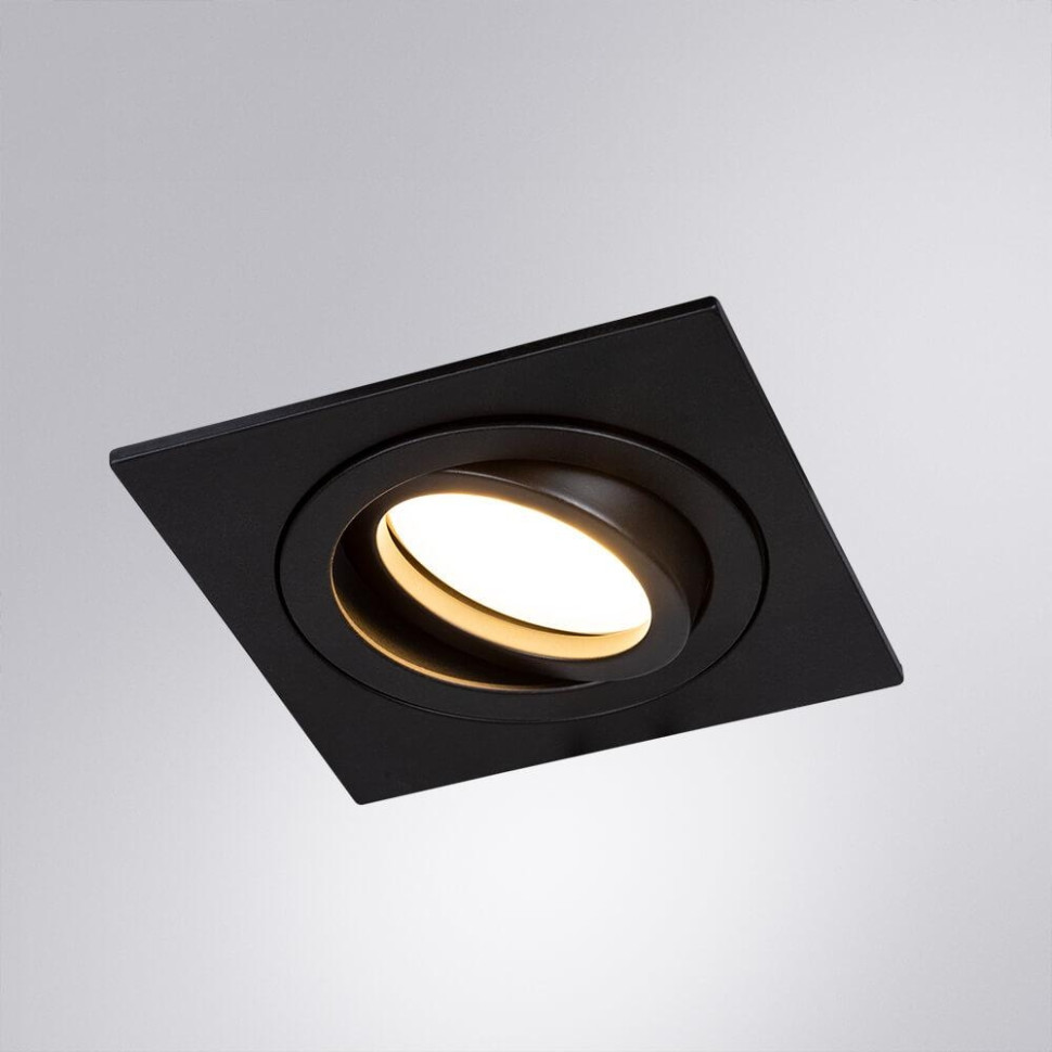 Встраиваемый светильник Arte Lamp Tarf A2168PL-1BK, цвет черный - фото 1