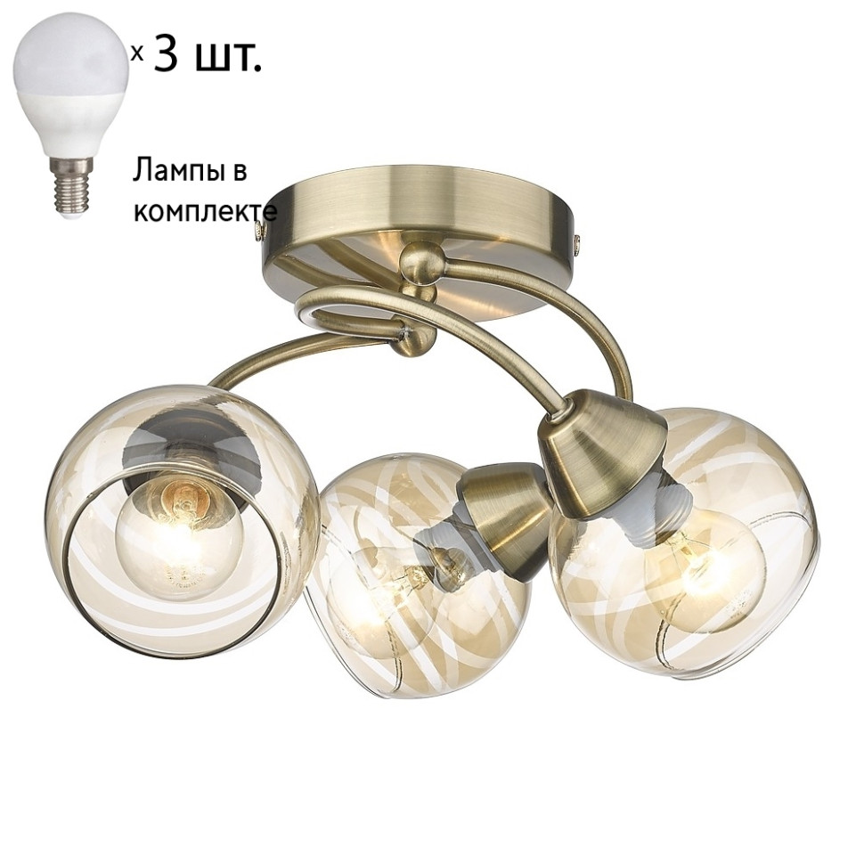 Потолочный светильник с лампочками Velante 216-507-03+Lamps