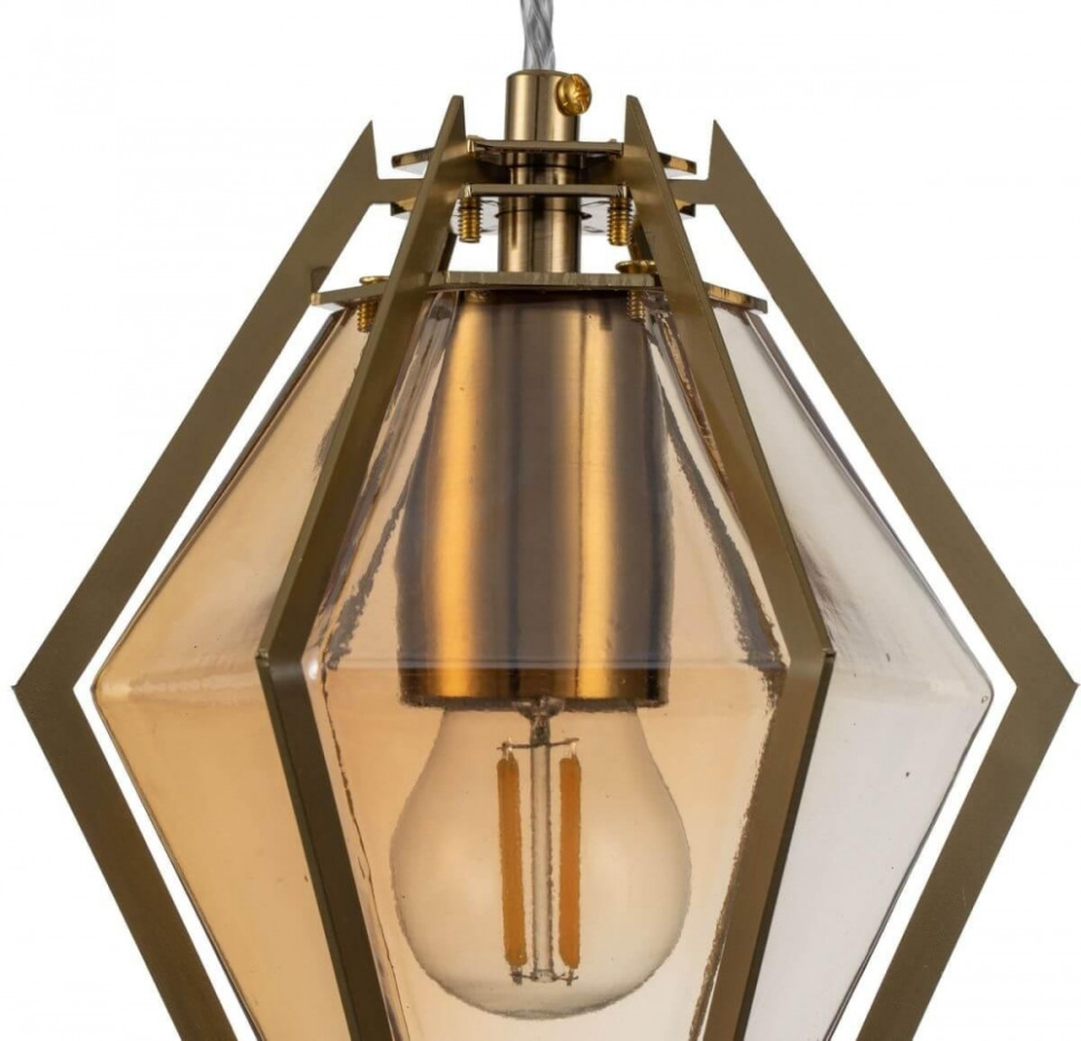 Подвесной светильник Vista Indigo 11012/1P Amber, цвет золотой 11012/1P Amber - фото 3