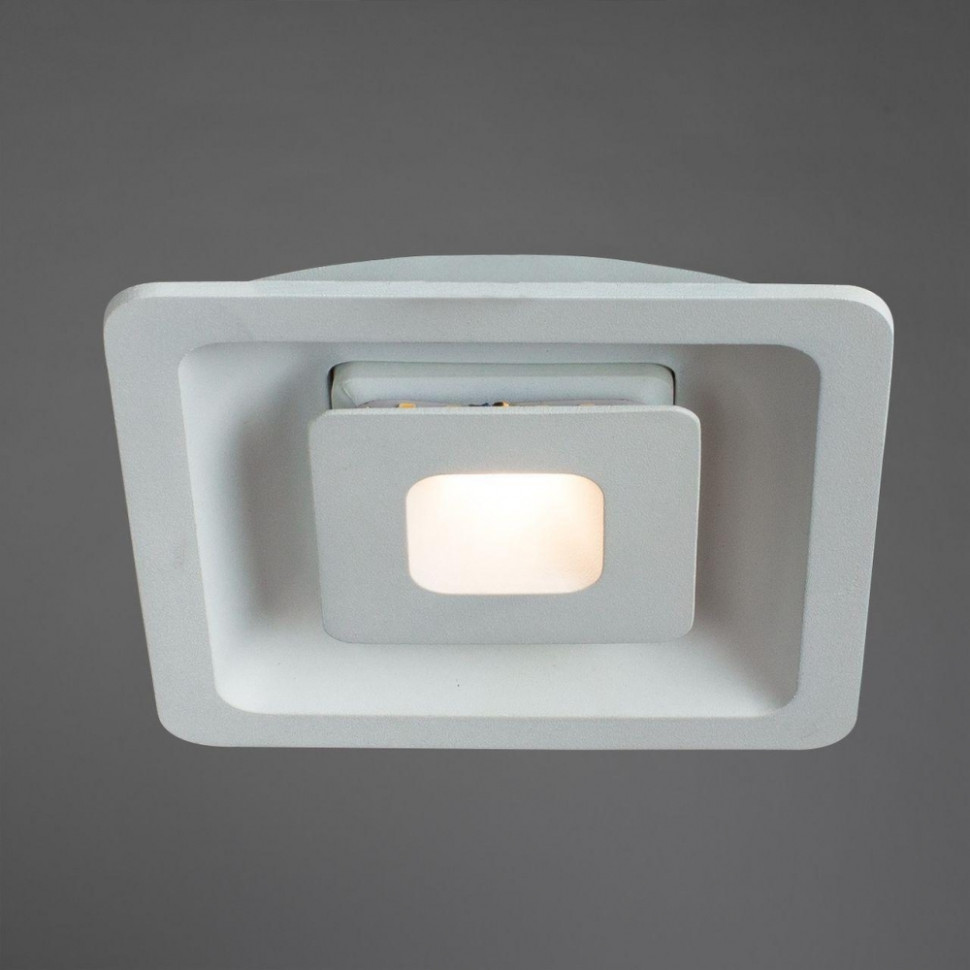 A7243PL-2WH Встраиваемый светодиодный светильник Arte Lamp Canopo, цвет белый - фото 2